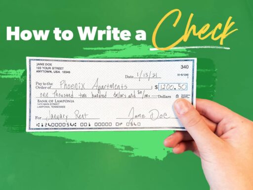 How to Write a Check