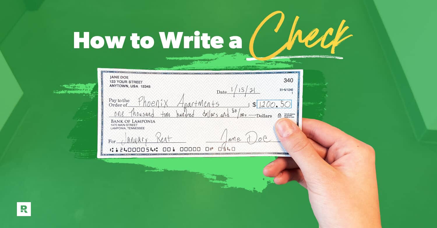 How to Write a Check